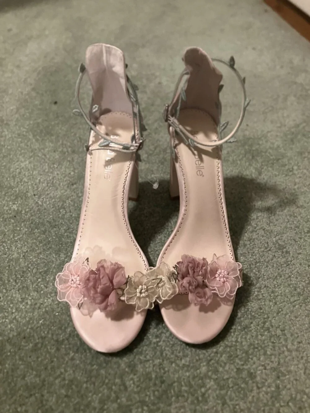 Bella Belle EDEN Blush Block Heels
